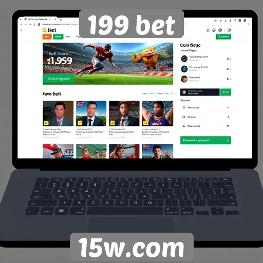 Análise da interface do site 199 bet
