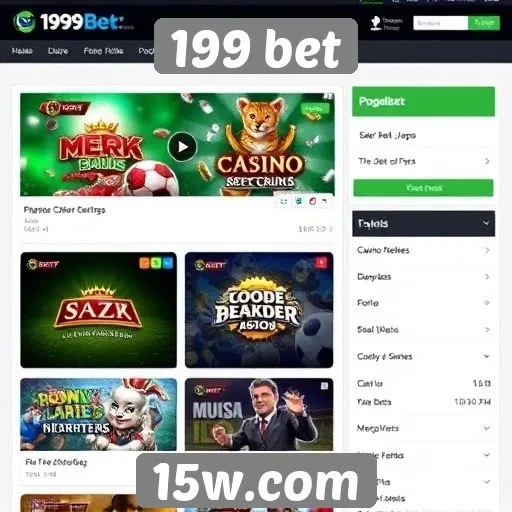 Popularidade dos jogos de azar no site 199 bet